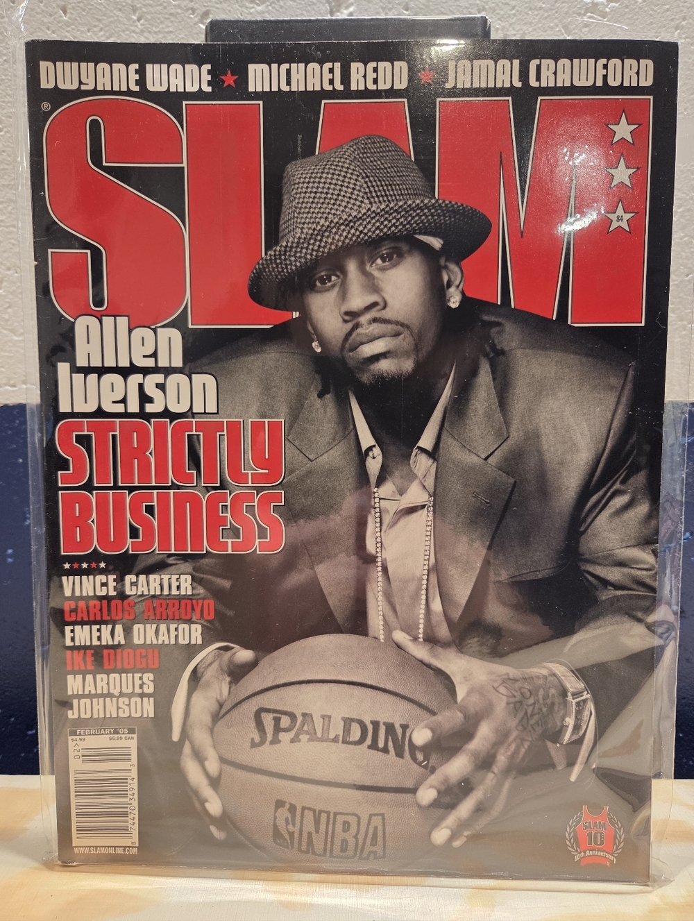 SLAM Magazine #86 (Feb 2005) Allen Iverson Cover ‘Strictly Business’